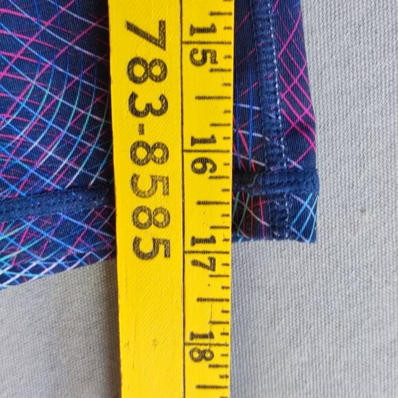 Skechers Sport leggings girls size L (10-12) purple with geometric pattern - Picture 11 of 12